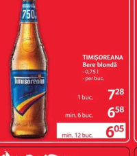 Timisoreana Bere blondă 0.75l