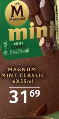 Magnum Mint Classic 6x55ml