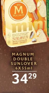 Magnum Double Sunlover 6x55ml