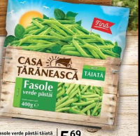 Casa Țărănească Fasole verde păstăi tăiată 400g
