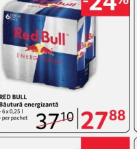 Red Bull Băutură energizantă 6 x 0.25l