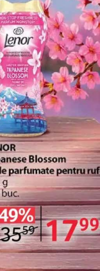 Lenor Japanese Blossom Perle parfumate pentru rufe 195 g