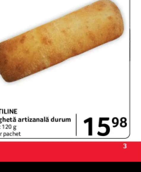 PATILINE Baghetă artizanală durum 7 x 120 g