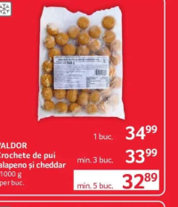 Valdor Crochete de pui jalapeno și cheddar 1000g