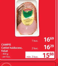 CAMPIS Cotlet haiducesc, feliat 400 g