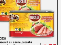 BUCEGI Conservă cu carne presată de porc / pasăre 200 g