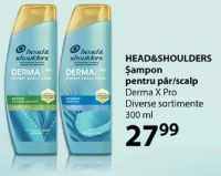 HEAD&SHOULDERS Şampon pentru păr/scalp Derma X Pro Diverse sortimente 300 ml