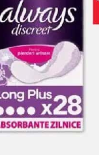 Always Discreet Absorbante zilnice pentru incontinență urinară 28 buc.