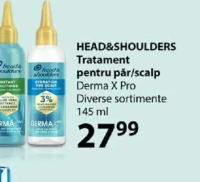 HEAD&SHOULDERS Tratament pentru păr/scalp Derma X Pro Diverse sortimente 145 ml
