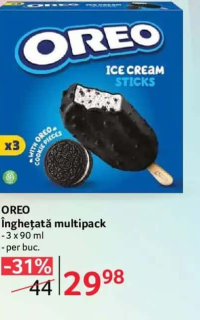 Oreo Înghețată multipack - 3 x 90 ml