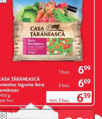 Casa Țărănească Amestec legume borș românesc 400g