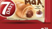 7DAYS Max Croissant cu cremă diverse sortimente 80g