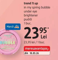 trend !t up in my spring bubble under eye brightener pudră 1 buc.
