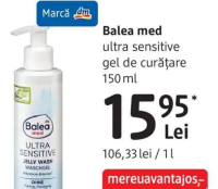 Balea med ultra sensitive gel de curățare 150 ml