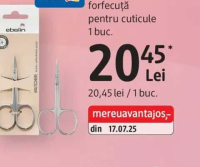ebelin forfecuță pentru cuticule 1 buc.