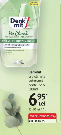 Denkmit pro climate detergent pentru vase 500 ml