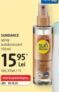 SUNDANCE spray autobronzant 150 ml