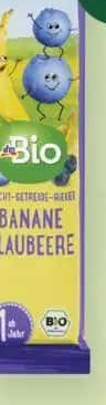 dmBio baton cu banane și afine pentru bebeluși 12+ 25 g 1 buc.