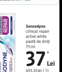 Sensodyne clinical repair active white pastă de dinți 75 ml