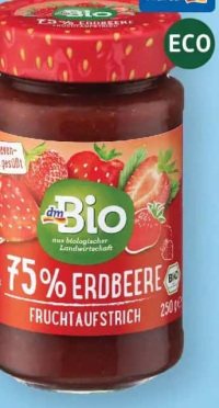 dmBio gem 75% de căpșuni 250 g