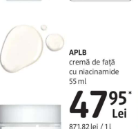 APLB cremă de faţă cu niacinamide 55 ml