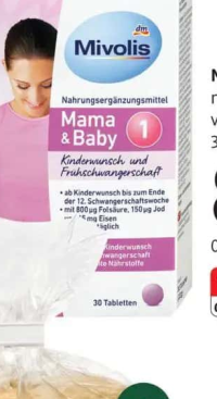 Mivolis mama & baby vitamine 30 buc.