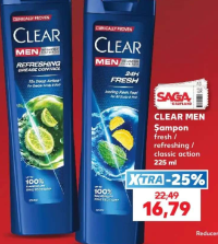 Clear Men Șampon 225 ml