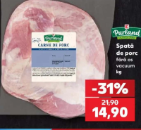 Purland Spată de porc fără os vacuum kg