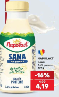 NAPOLACT Sana 3,5% grăsime 330 g