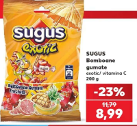 Sugus Bomboane gumate exotic/ vitamina C 200 g