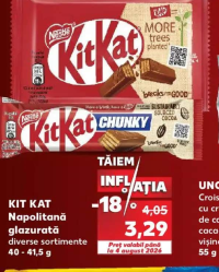 KIT KAT Napolitană glazurată diverse sortimente 40 - 41.5 g