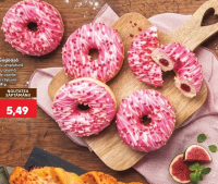 Gogoașă cu umplutură cu aromă de vanilie și căpșuni 69 g