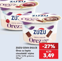 ZUZU CEVA DULCE Orez cu lapte ciocolată/ vișine 175 g