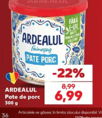 ARDEALUL Pate de porc 300 g