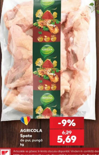 Agricola Spate de pui pungă kg