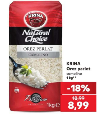 KRINA Orez perlat camolino 1 kg