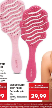 BETER HAIR 180° FLEX Perie de păr XL pentru descurcare 1 buc