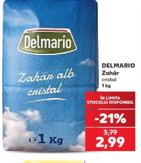 DELMARIO Zahăr cristal 1 kg