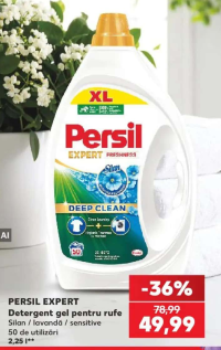Persil Expert Detergent gel pentru rufe Silan / lavandă / sensitive 50 de utilizări 2.25 l