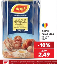 ARPIS Făină albă tip 000 1 kg