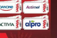 Danone Actimel Activia Alpro