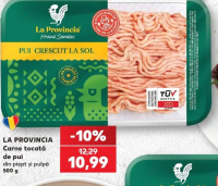 LA PROVINCIA Carne tocată de pui din piept și pulpă 500 g