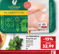 LA PROVINCIA Piept de pui dezosat fără piele refrigerat ATM kg