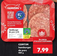 COMTIM Hamburger de porc 400 g