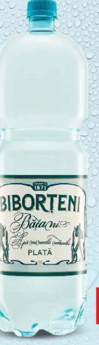BIBORȚENI Apă minerală naturală plată 2 l pet