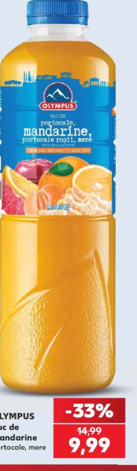 Olympus Suc de mandarine portocale roșii, mere 1l
