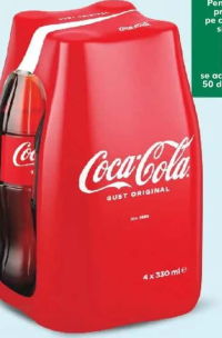 COCA COLA Bautură răcoritoare carbogazoasă regular 4x0,33 l