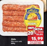 Aldis Mici porc-vită 800 g