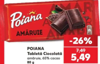 Poiana Tabletă Ciocolată amăruie, 65% cacao 80 g