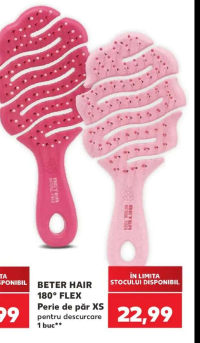 BETER HAIR 180° FLEX Perie de păr XS pentru descurcare 1 buc